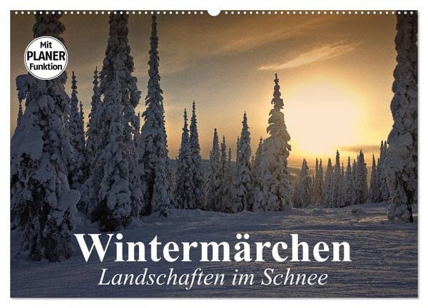 Produktbild: Winterm&auml;rchen. Landschaften im Schnee (Wandkalender 2026 DIN A2 quer), CALVENDO Monatskalender