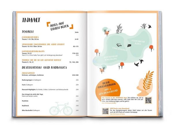 Produktbild: KOMPASS Radvergn&uuml;gen S&uuml;dbayern