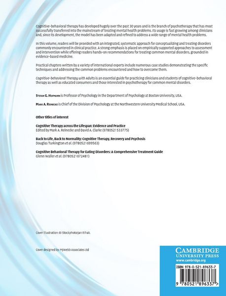 Produktbild: Cognitive-behavioral Therapy with Adults