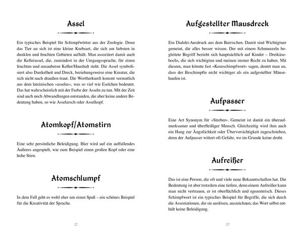 Produktbild: Das Buch der Schimpfw&ouml;rter und Fl&uuml;che