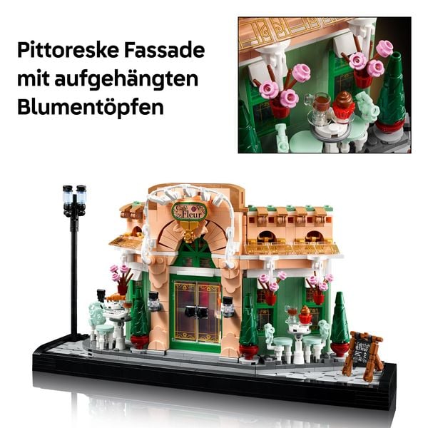 LEGO Icons Französisches Café - Architektur Bauset für Erwachsene 10362