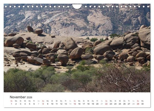 Produktbild: Namibia - Landschaftseindr&uuml;cke (Wandkalender 2026 DIN A4 quer), CALVENDO Monatskalender