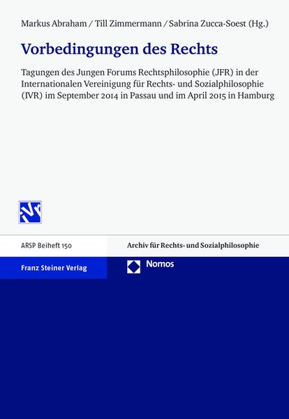 Produktbild: Vorbedingungen des Rechts