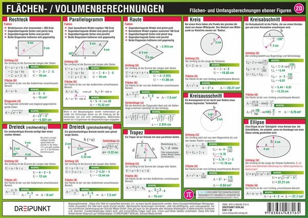 Produktbild: Fl&auml;chen- und Volumenberechnungen