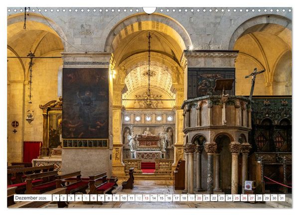 Produktbild: Kroatien - Welterbe Trogir (Wandkalender 2026 DIN A3 quer), CALVENDO Monatskalender