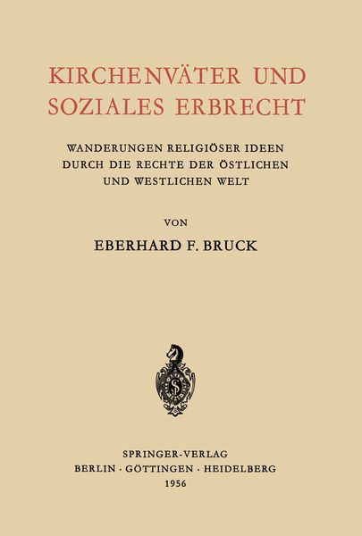 Produktbild: Kirchenv&auml;ter und Soziales Erbrecht