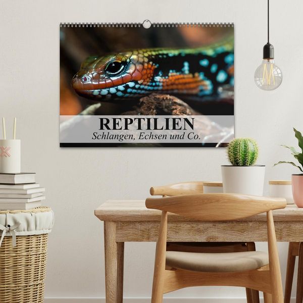 Produktbild: Reptilien Schlangen, Echsen und Co. (Wandkalender 2026 DIN A3 quer), CALVENDO Monatskalender