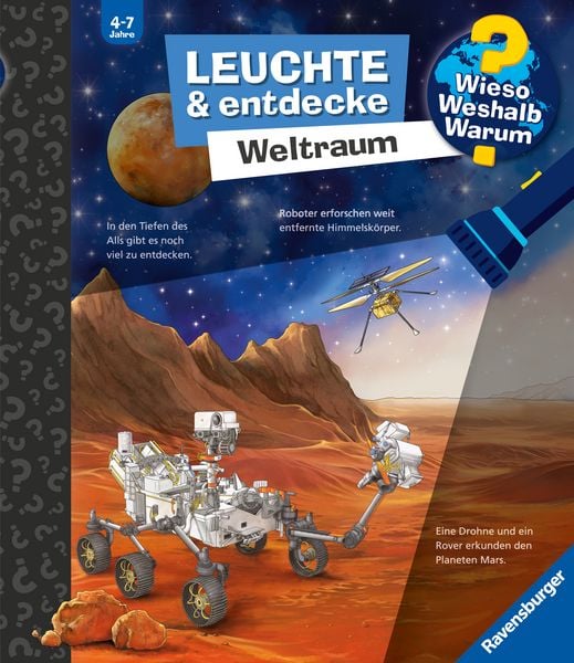 Wieso? Weshalb? Warum? Leuchte und entdecke - Weltraum, Gebundene Ausgabe von Carola Kessel, Ravensburger Verlag GmbH, 9783473600908