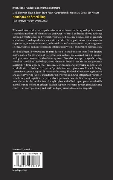 Produktbild: Handbook on Scheduling
