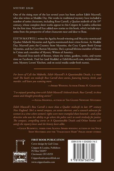 Produktbild: A Questionable Death and Other Historical Quaker Midwife Mysteries