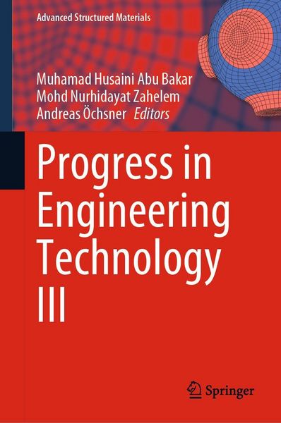 Produktbild: Progress in Engineering Technology III