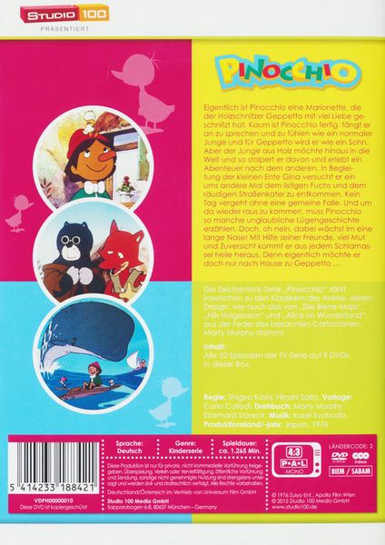 Produktbild: Pinocchio - TV-Serien-Komplettbox [9 DVDs]