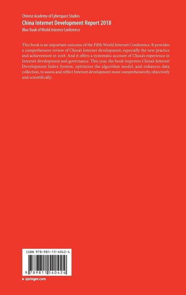 Produktbild: China Internet Development Report 2018