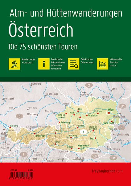 Produktbild: freytag & berndt Alm- und H&uuml;ttenwanderungen &Ouml;sterreich