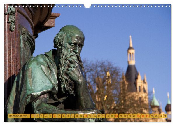 Produktbild: Schloss Impressionen - Residenz- und Landeshauptstadt Schwerin (Wandkalender 2026 DIN A3 quer), CALVENDO Monatskalender