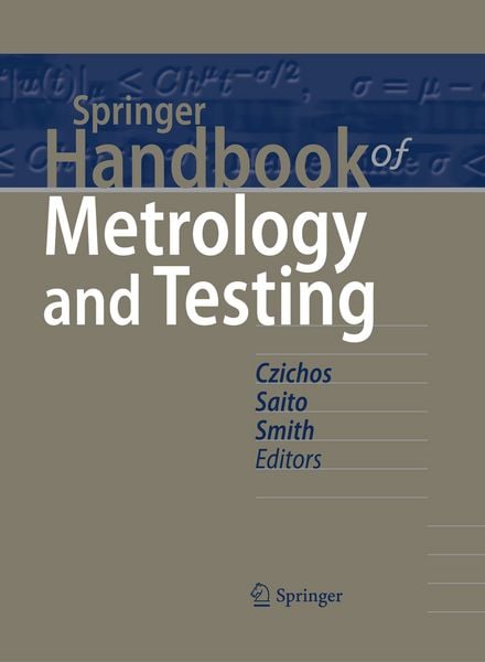 Produktbild: Springer Handbook of Metrology and Testing