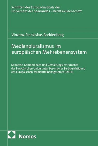 Produktbild: Medienpluralismus im europ&auml;ischen Mehrebenensystem