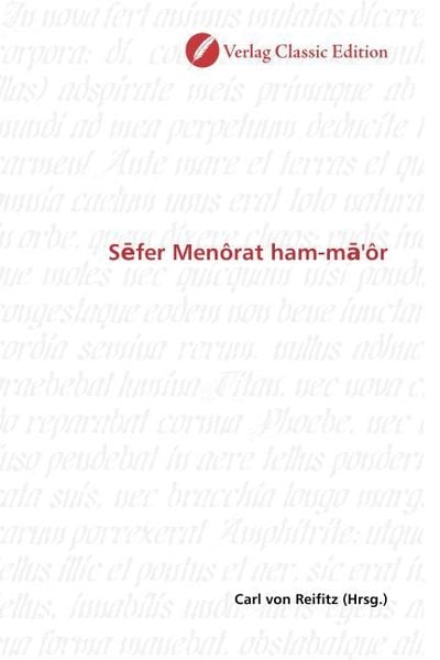 Produktbild: Sefer Men&ocirc;rat ham-ma'&ocirc;r