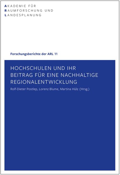 Produktbild: Hochschulen und ihr Beitrag f&uuml;r eine nachhaltige Regionalentwicklung