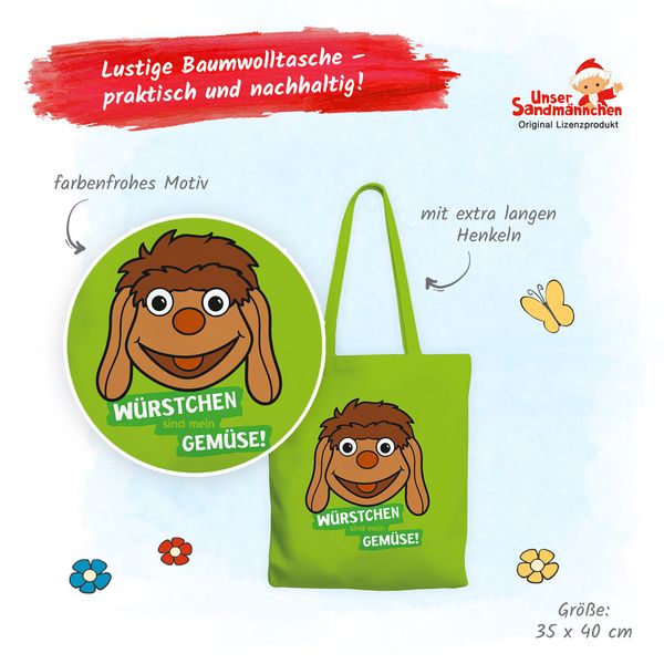 Produktbild: Tr&ouml;tsch Unser Sandm&auml;nnchen Stoffbeutel Moppi