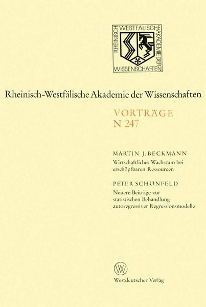 Produktbild: Wirtschaftliches Wachstum bei ersch&ouml;pfbaren Ressourcen
