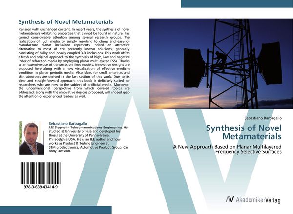 Produktbild: Synthesis of Novel Metamaterials
