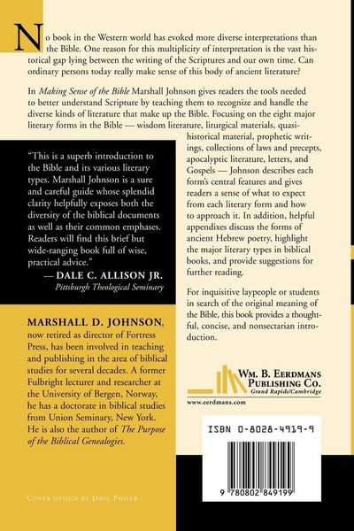 Produktbild: Making Sense of the Bible