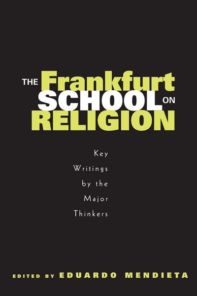 Produktbild: The Frankfurt School on Religion