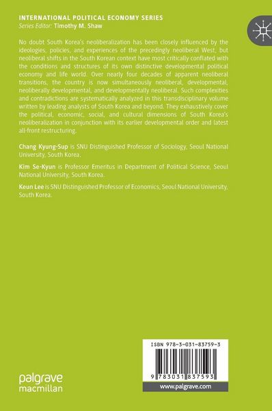 Produktbild: Neoliberalization of South Korea