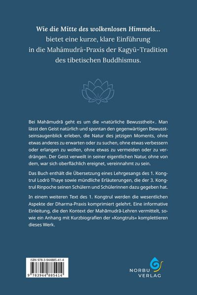 Produktbild: Wie die Mitte des wolkenlosen Himmels...