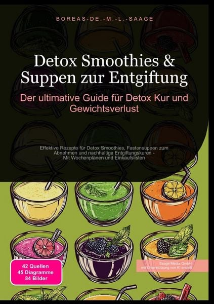 Produktbild: Detox (DE) / Detox Smoothies &amp; Suppen zur Entgiftung: Der ultimative Guide f&uuml;r Detox Kur und Gewichtsverlust