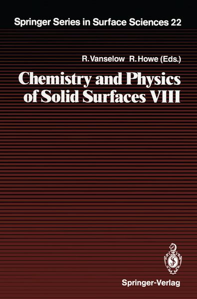 Produktbild: Chemistry and Physics of Solid Surfaces VIII