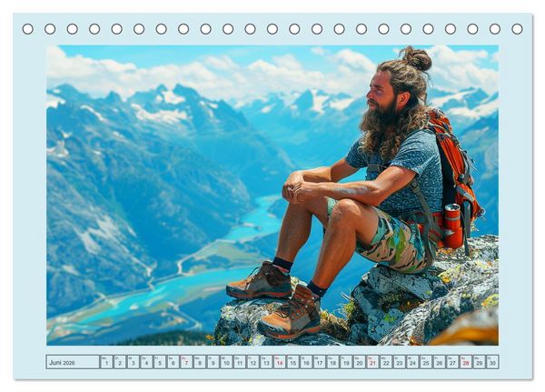 Produktbild: Berggl&uuml;ck. Alpinklettern. Freude, Freiheit und Abenteuer (Tischkalender 2026 DIN A5 quer), CALVENDO Monatskalender