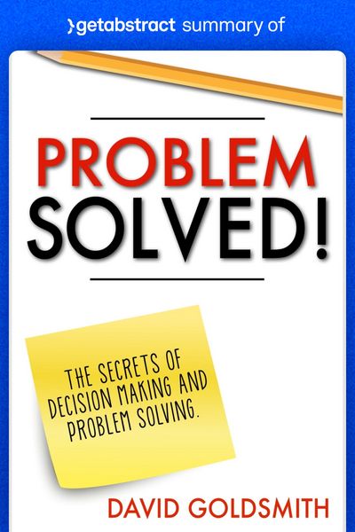 Produktbild: Summary of Problem Solved! by David Goldsmith