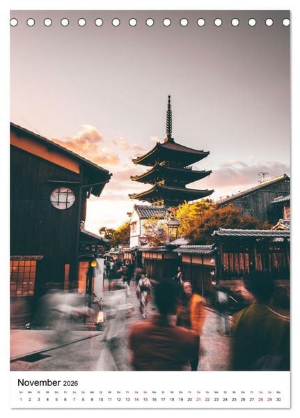 Produktbild: Japan - Moderne trifft auf Tradition. (Tischkalender 2026 DIN A5 hoch), CALVENDO Monatskalender
