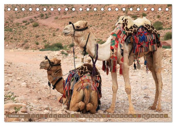 Produktbild: Jordanien - Ein Land der Superlative (Tischkalender 2026 DIN A5 quer), CALVENDO Monatskalender