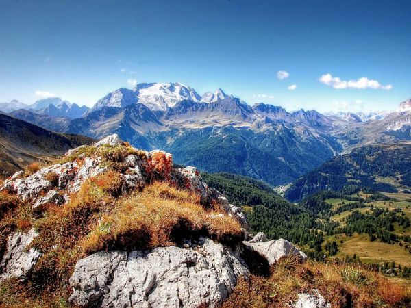 Produktbild: CALVENDO Puzzle Marmolda - Alta Badia - 3343 Hm | 1000 Teile Lege-Gr&ouml;&szlig;e 64x48cm Foto-Puzzle f&uuml;r gl&uuml;ckliche Stunden