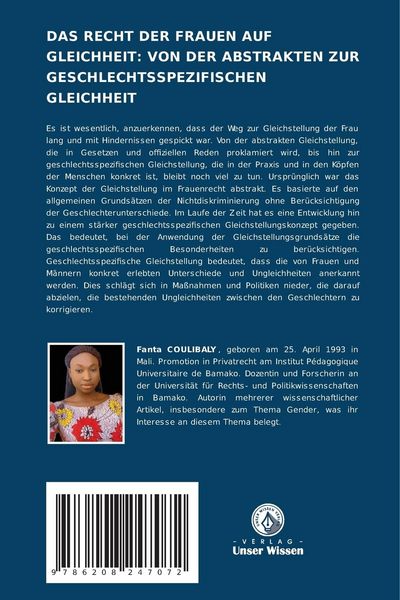 Produktbild: Das Recht der Frauen Auf Gleichheit: von der Abstrakten Zur Geschlechtsspezifischen Gleichheit