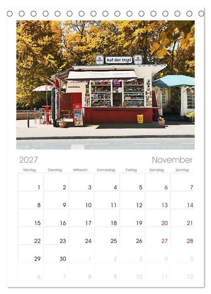 Produktbild: Tischplaner 2027 - Frankfurter Kiosk Kultur (A5 Tischkalender zum Aufstellen) CALVENDO