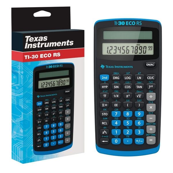 Texas Instruments Schulrechner TI-30 ECO RS, einzeilig