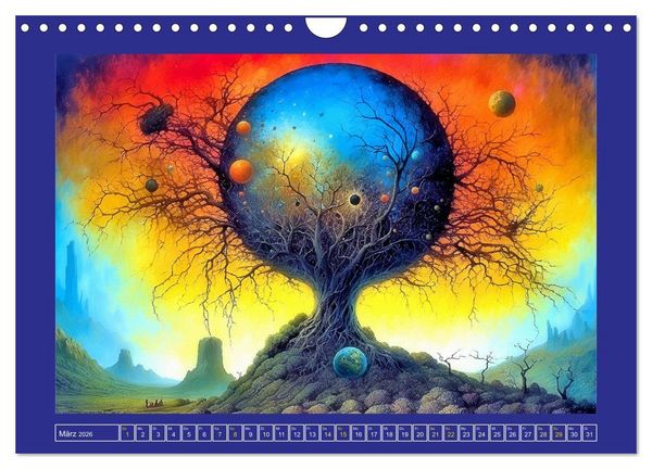 Produktbild: Wundersame Wurzelwelten (Wandkalender 2026 DIN A4 quer), CALVENDO Monatskalender