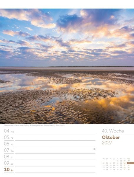 Produktbild: Am Meer Wochenplaner Kalender 2027