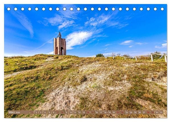 Produktbild: NORDERNEY - Meine Liebe zur Nordseeinsel (Tischkalender 2026 DIN A5 quer), CALVENDO Monatskalender