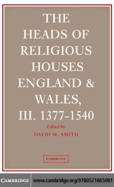 Produktbild: Heads of Religious Houses