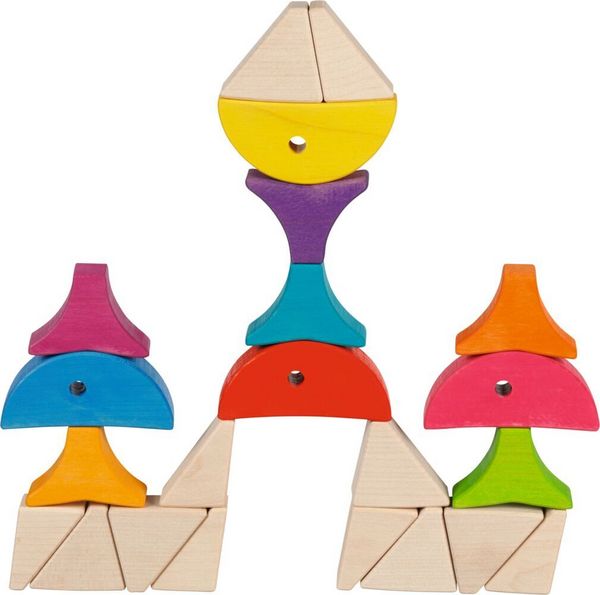 Produktbild: Legespiel und Bausteinkasten 6 bunte Fische