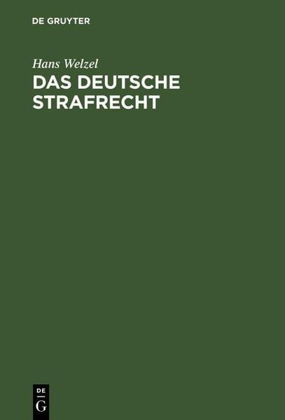 Produktbild: Das deutsche Strafrecht