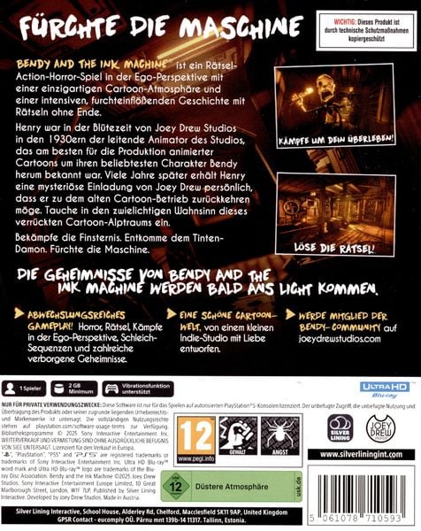 Produktbild: Bendy and the Ink Machine