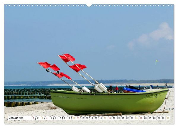 Produktbild: Fischland & Dar&szlig; Traumlandschaft an Ostsee und Bodden (hochwertiger Premium Wandkalender 2026 DIN A2 quer), Kunstdruck in Hochglanz