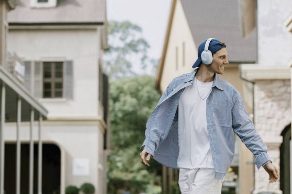 Produktbild: OneOdio Handy Over Ear Kopfhörer Bluetooth® Blau Noise Cancelling