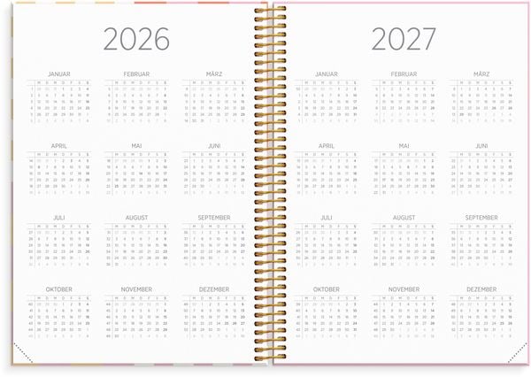 Produktbild: Organizer & Notes A5 Checkered 26/27 17M